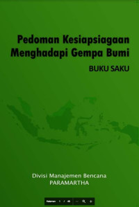 Image of Pedoman Kesiapsiagaan Menghadapi Gempa Bumi : Buku Saku
